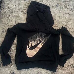 Nike Black Jacket with gold  Accents